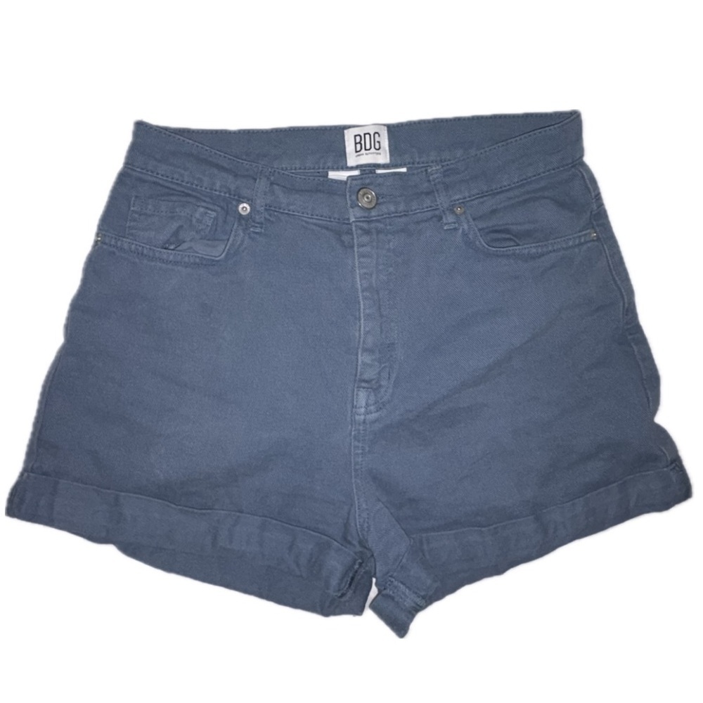 Mom High Rise Urban Outfitters BDG Blue Shorts Size 29